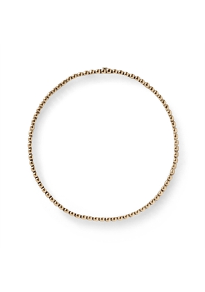 Annika Inez Tennis Necklace in Gold Plated Sterling Silver
