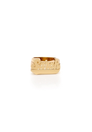 Sarah Chloe Anya Name Ring in Gold Vermeil, Size 7