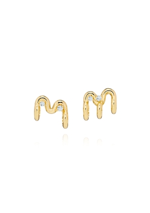 Sauer Zaha Earrings​ in 18K Yellow Gold