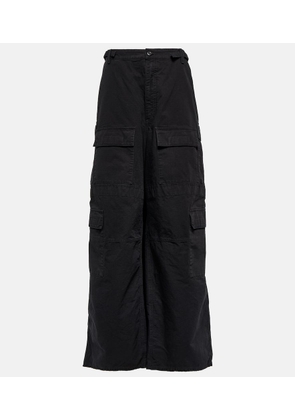 Balenciaga Cargo cotton maxi skirt