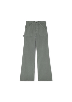 Nili Lotan Quentin Pants in Admiral Green, Size 2