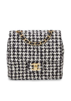 What Goes Around Comes Around Chanel Houndstooth Wool Square Flap Bag, Mini in Multi