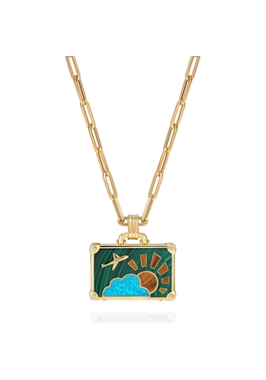 NeverNot Amazonian Adventures Necklace in 14K Yellow Gold/Diamond