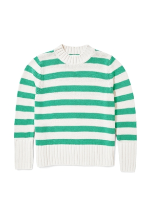 KULE The Tatum Sweater in Cream/Green, Small