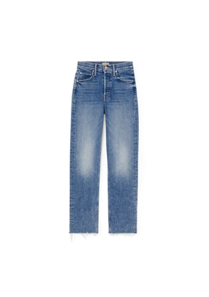 MOTHER The Tomcat Ankle Fray Jeans in On The Road, Size 25