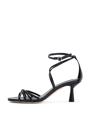 Aeyde Luella Heeled Sandals in Black, Size IT 39.5