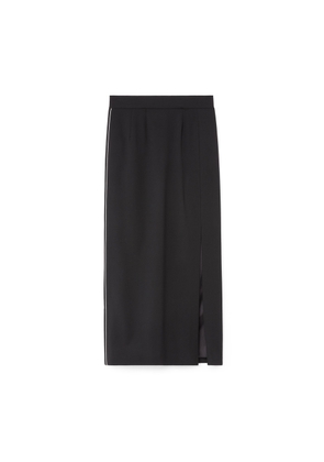 G. Label by goop Synn Tea-Length Skirt in Black, Size 0