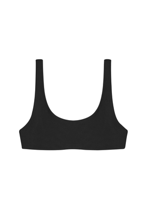 Jade Swim Rounded Edges Top in Black, X-Small