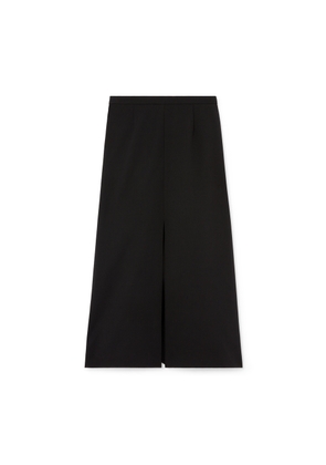 G. Label by goop Sabrina Slit Skirt in Black, Size 4