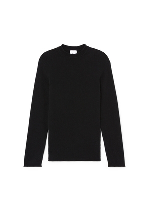 G. Label by goop Villanueva Cashmere Longline Sweater in Black, X-Large