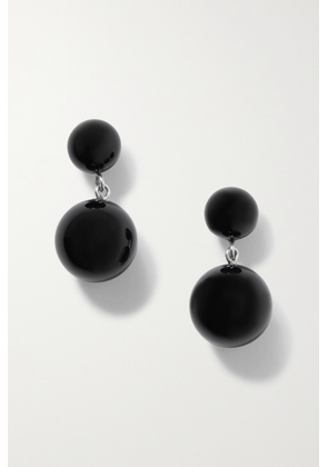 Sophie Buhai - + Net Sustain Everyday Boules Small Silver Onyx Earrings - Black - One size