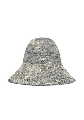 Janessa Leone Teagan Hat in Multi - Grey. Size M (also in S).