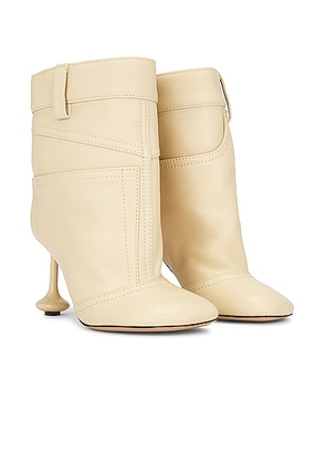 Loewe Toy Ankle Boot in Oat Milk - Cream. Size 39 (also in 40, 41).