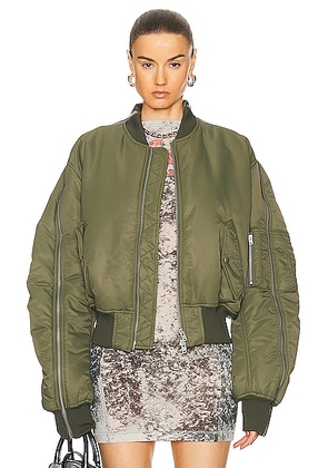 Acne Studios Bomber Jacket in Hunter Green - Green. Size 34 (also in 36, 38, 40).