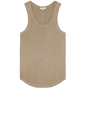 AGOLDE Morris Tank in Trail - Taupe. Size L (also in ).