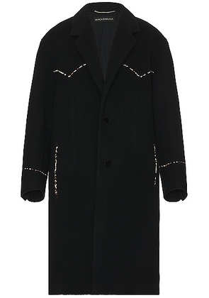 WACKO MARIA Western Coat in Black - Black. Size XL/1X (also in L, M).