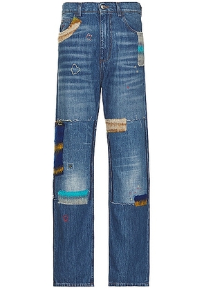 Marni Trousers in Iris Blue - Denim-Dark. Size 30 (also in ).