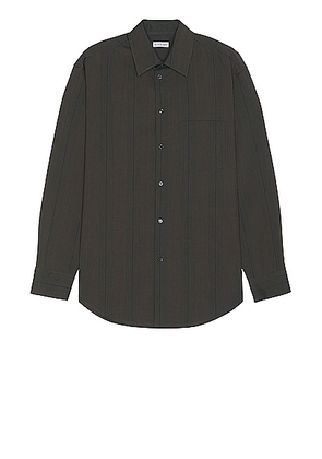 Burberry Plaid Shirt in Granite - Charcoal. Size S (also in XL/1X).