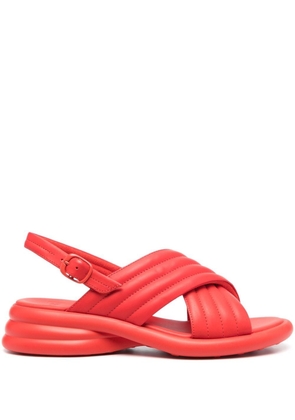 Camper Spiro cross-strap sandals - Red