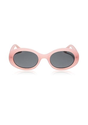 dime optics X Meredith Duxbury Duxbury Sunglasses in Pink.
