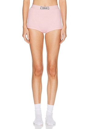 VERSACE Coulotte High Waist Boy Short in Pale Pink - Pink. Size 1 (also in 2, 3, 4).