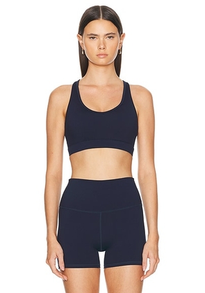 Varley Free Soft Park Bra in Sky Captain - Navy. Size M (also in S, XS).