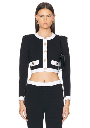 retrofete Moore Jacket in Black & White - Black. Size L (also in M, S, XL, XS).