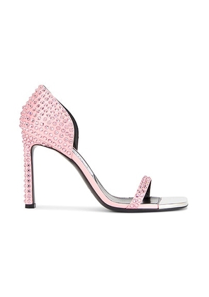 AREA X Sergio Rossi 95 Sandal in Light Rose - Pink. Size 36 (also in 37, 38, 38.5, 41).
