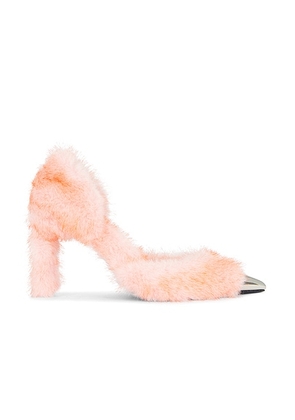 AREA X Sergio Rossi 95 Pump in Orange Pink - Pink. Size 36 (also in 37, 37.5, 38, 38.5, 39).
