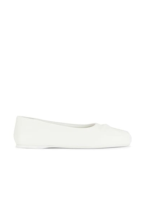 Marni Ballet Flat in Lily White - White. Size 36 (also in 37, 38, 39, 40).