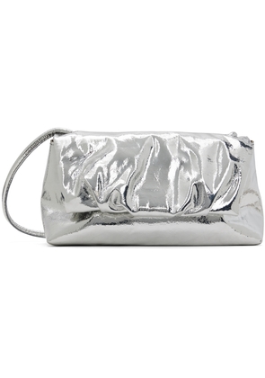 Dries Van Noten Silver Gathered Bag