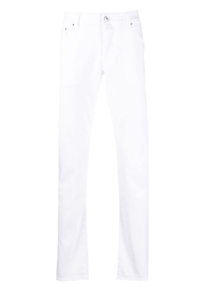 Jacob Cohën mid-rise straight-leg jeans - White