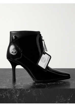 TIMBERLAND - + Veneda Carter Embellished Patent-leather Ankle Boots - Black - US5.5,US6.5,US7,US7.5,US8,US8.5,US9,US9.5,US10,US11