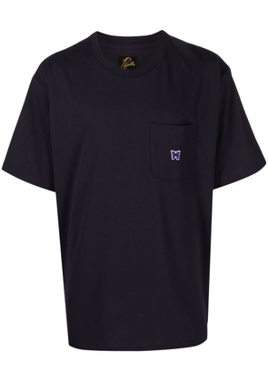 Needles logo-patch T-shirt - Purple