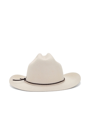 Brixton Range Cowboy Hat in Beige. Size L, M.