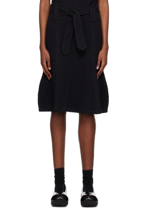 VeniceW Black Veggie Midi Skirt