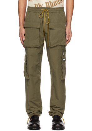 Rhude SSENSE Exclusive Green Classic Cargo Pants