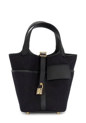 FWRD Renew Hermes Picotin Lock Handbag in Black.