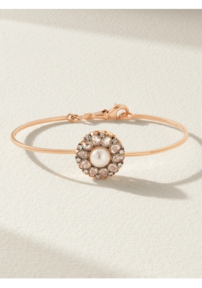 Selim Mouzannar - Beirut Rosace 18-karat Rose Gold, Pearl And Diamond Bracelet - One size