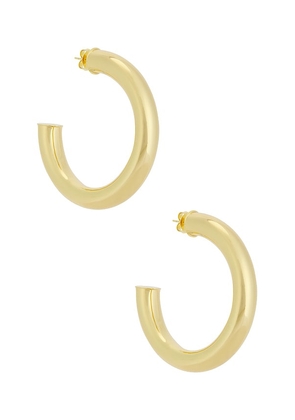 Eliou Kayo Earrings in Metallic Gold.