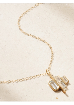 Melissa Joy Manning - Cityscape Triple 14-karat Recycled Gold, Aquamarine And Diamond Necklace - One size