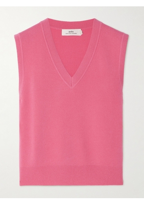 Arch4 - + Net Sustain Este Cashmere Vest - Pink - x small,small,medium,large