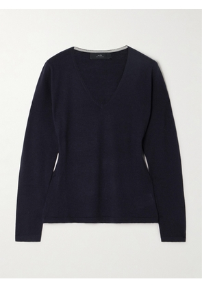 Arch4 - + Net Sustain Kirkby Organic Cashmere Sweater - Blue - x small,small,medium,large