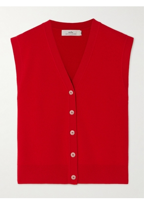 Arch4 - + Net Sustain Linda Cashmere Vest - Red - x small,small,medium,large