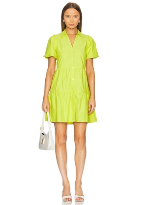 Brochu Walker Havana Mini Dress in Yellow. Size M, S, XS.