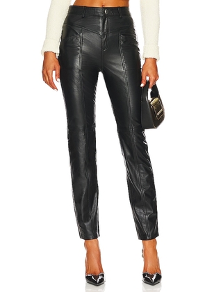 NBD Mari Leather Pant in Black. Size XL.