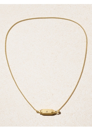 Marie Lichtenberg - Micro Coco Locket 18-karat Gold Diamond Necklace - One size
