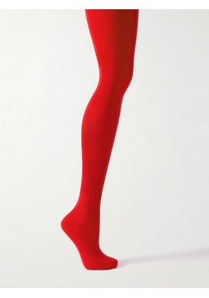 Wolford - Velvet De Luxe 66 Denier Tights - Red - x small,small,medium,large,x large