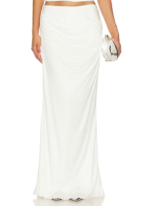 retrofete Vivienne Skirt in White. Size L, M.