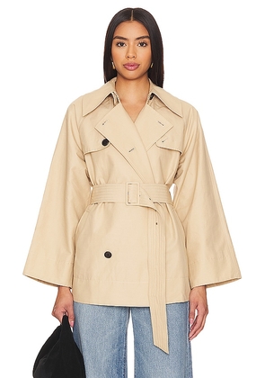 Rails Lucien Trench in Tan. Size L, M, XL.